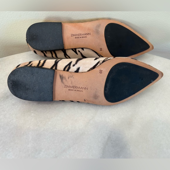 Zimmermann Tiger Print Flats, size 39 - Picture 4 of 7